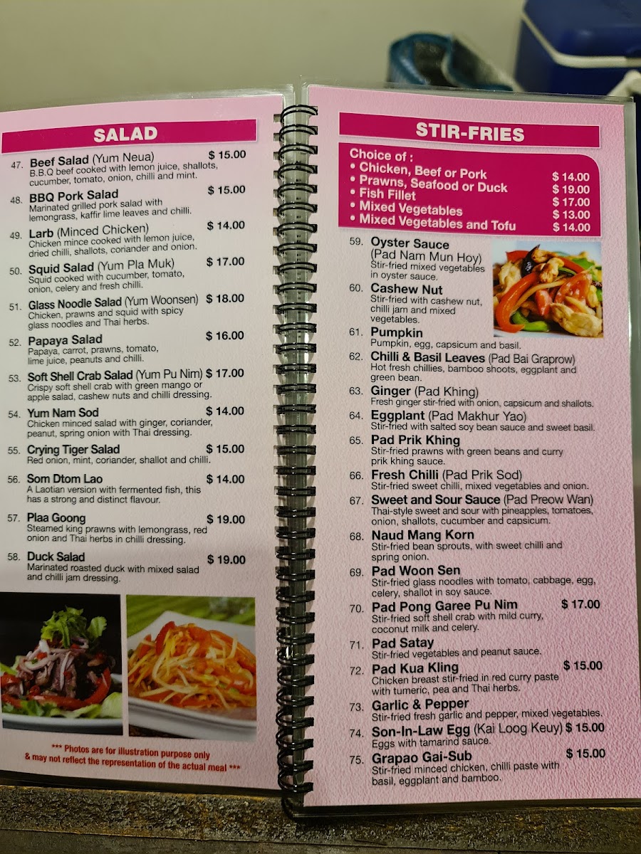 Menu Sai Thong Thai-4